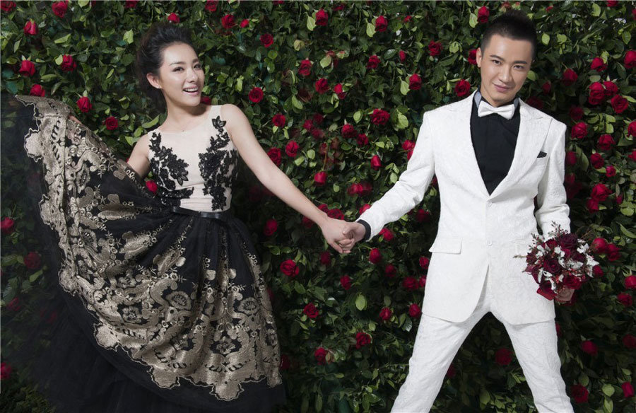 婚纱照拍出乡村味图片
