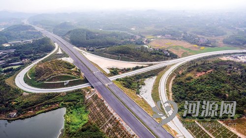 河源市区—深圳东部的高速公路(即河惠深高速),计划将市区的东环高速