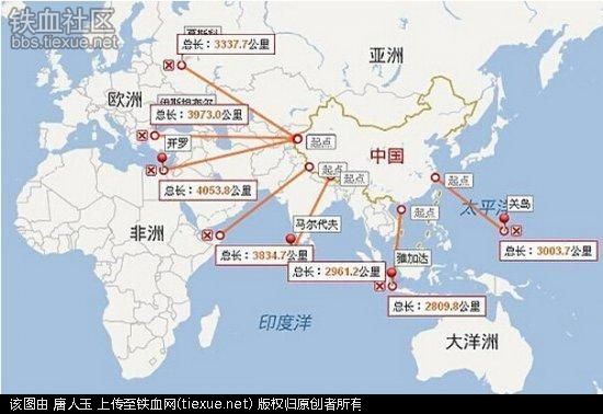 解放军真实打击范围有多大, 看了这张地图国人