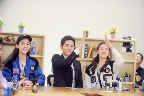 杨颖宋仲基互动不多, 可跑男另一女星对他花痴到不行